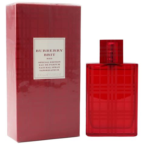 burberry brit red 100 ml eau de parfum|Burberry Brit for him 50ml.